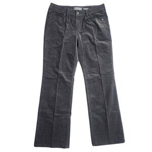 Liz Claiborne Sloane Gray Corduroy Pants - Size 10